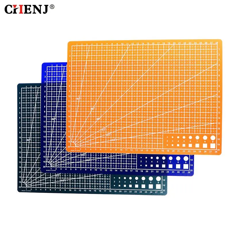 A4 PVC Cutting Mat Cutting Pad Patchwork Cut Pad Patchwork Tools Manual Tool Cutting Board Double-sided Self-healing Randomly