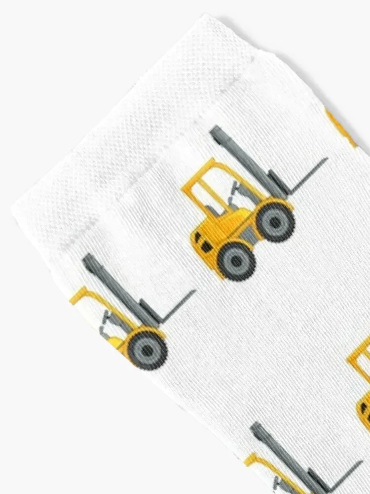 Forklift Truck Socks fashionable cool Men Socks Luxury Brand Women's