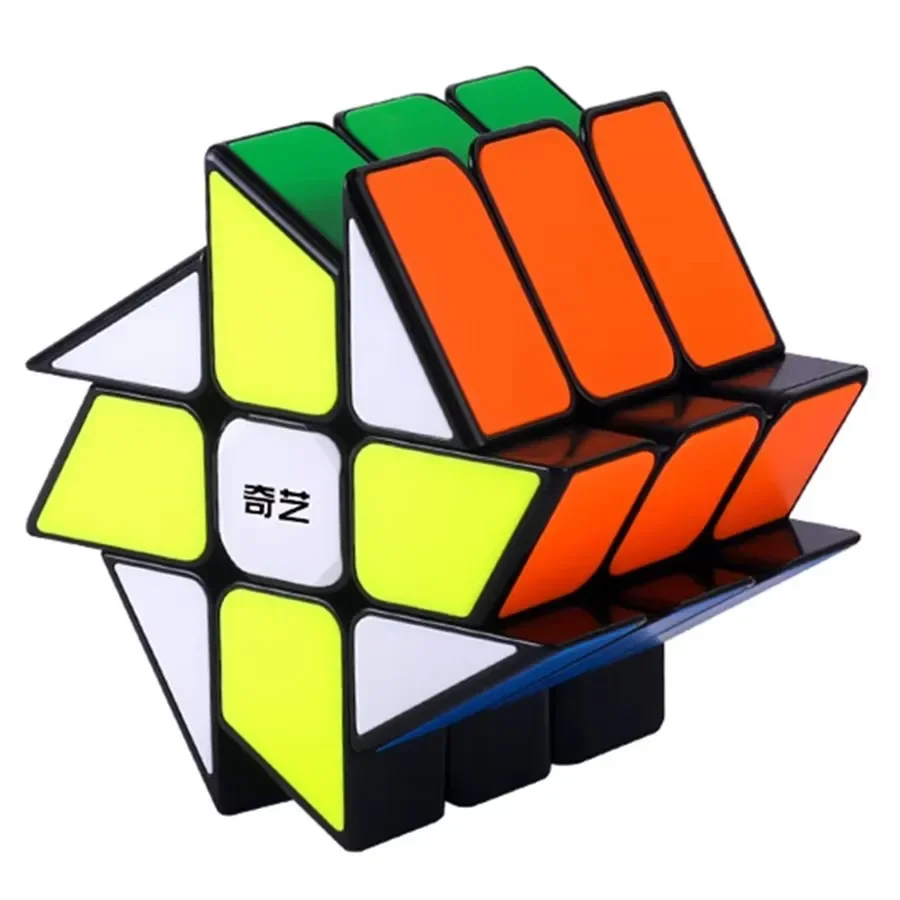 QIYI Speed AlienMagic Cube 3x3x3 4x4x4 لغز ملصقات سوداء المكعب السحري التعليم تعلم Cubo Magico لعب للأطفال الأطفال