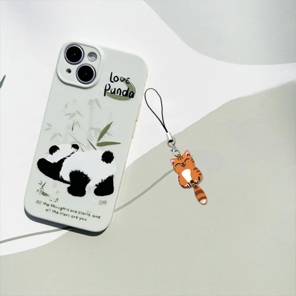 

Kitten Pendant Cat Phone Strap Wag Tail Cellphone Chain Y2K Phone Charm Cute Key Ring Phone Lanyard Backpack Ornament