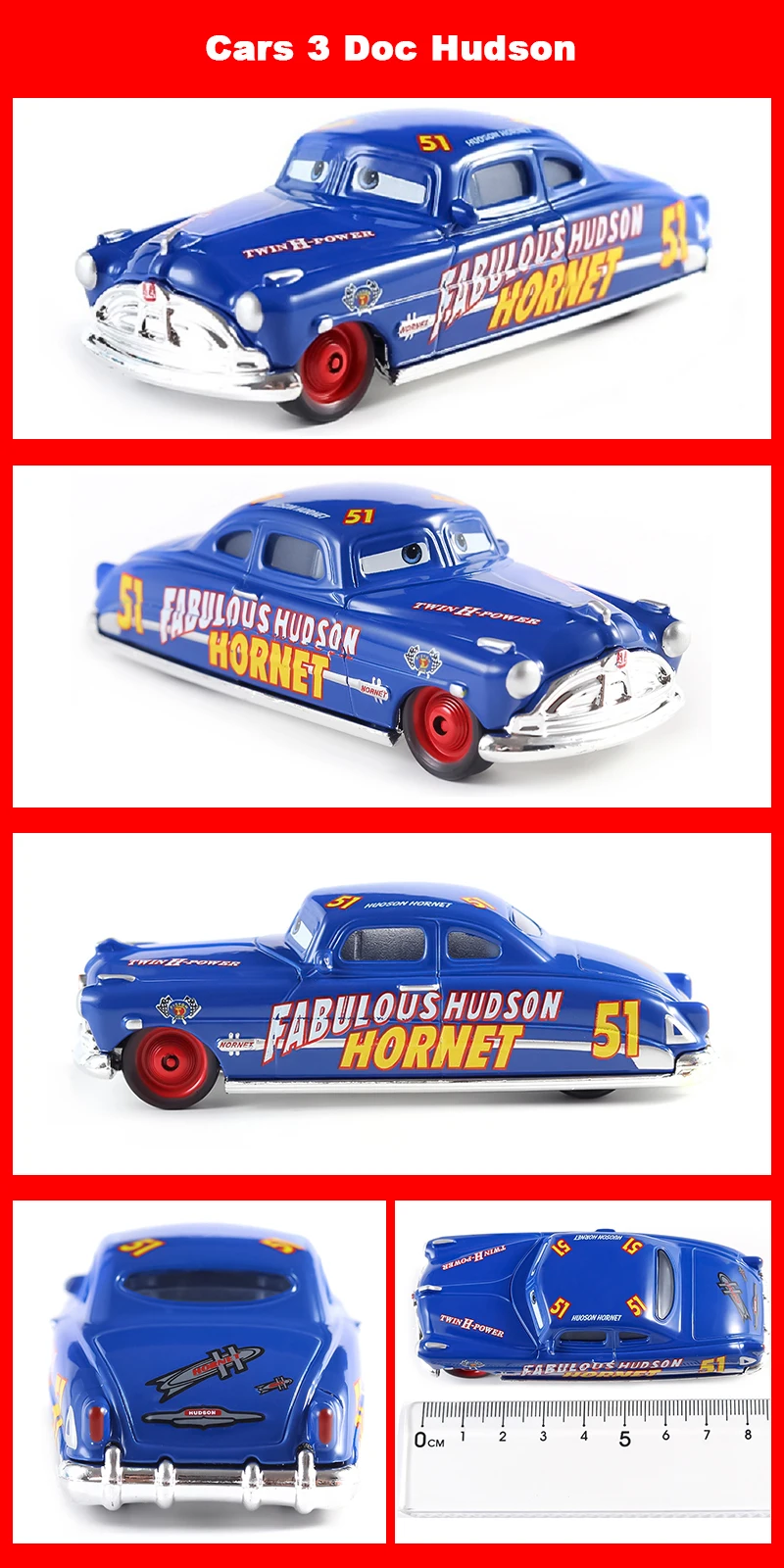 Cars 3 Vergoldetes Feuerwehrauto, Lightning McQueen, Luigi, Guido, Rennspielzeug, 1:55 Metall-Druckguss-Legierungsautos, Spielzeug, Geburtstagsgeschenke – Detail 19