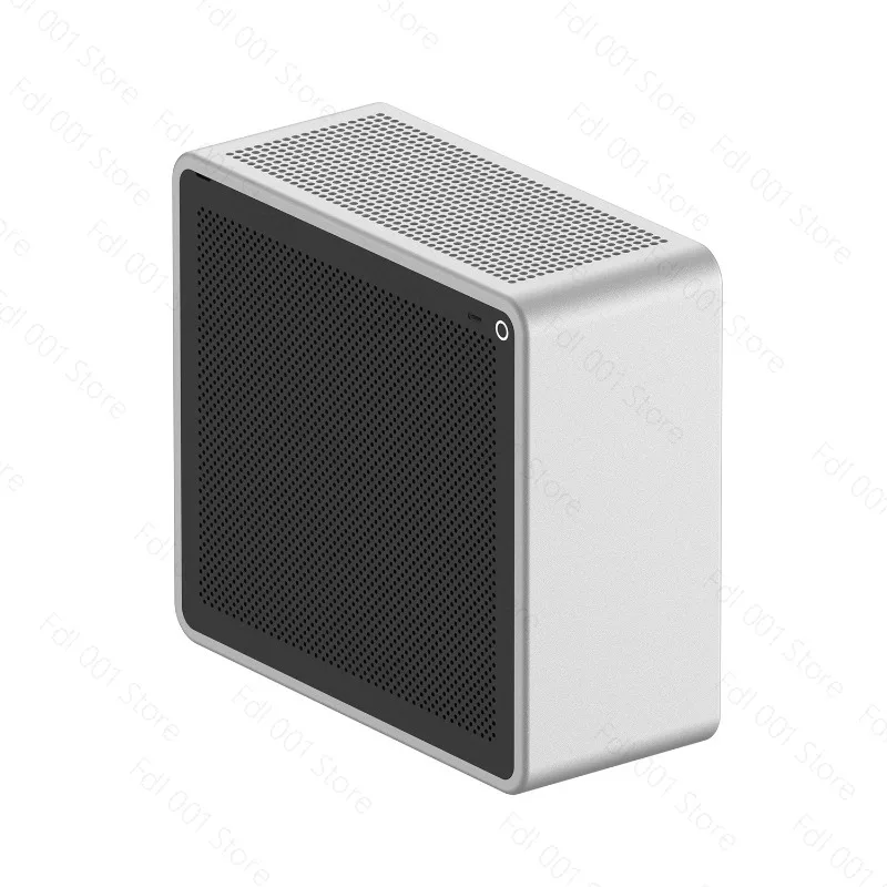 MQ4 core display all-aluminum alloy integrated forming itx chassis, desktop HTPC desktop small chassis