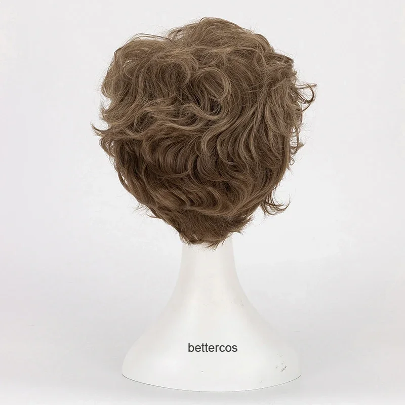 Fantastic Beasts The Crimes of Grindelwald Newt Scamander Cosplay Wig Brown Short Heat Resistant Synthetic Hair Wig   Wig Cap image 5