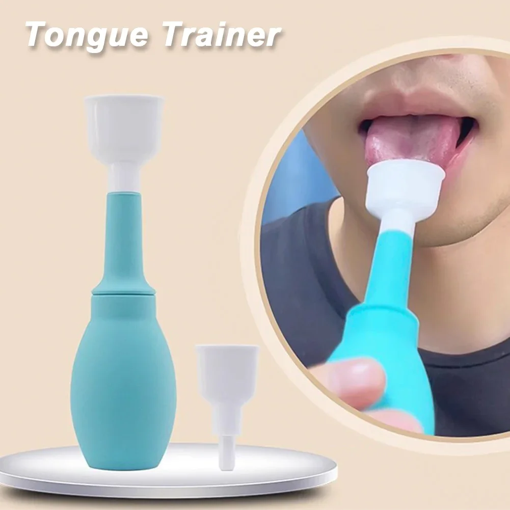 Tongue Training Tool Silicone Tongue Trainer Mouth Muscle Training Recovery Tool Adult and Child Tongue Sucker Puller