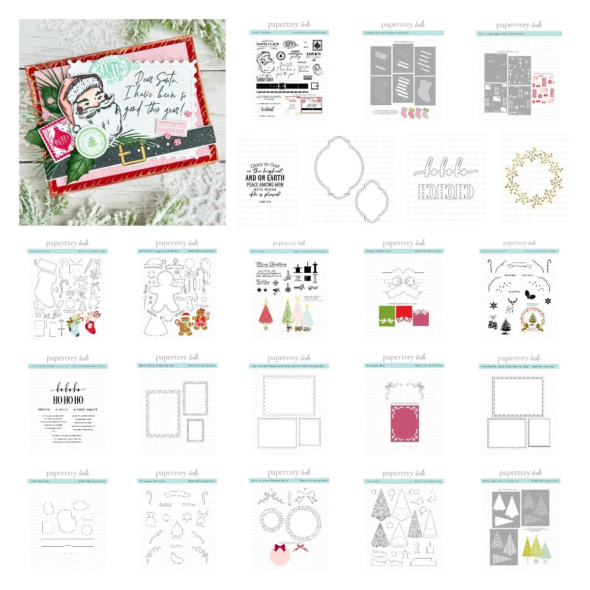 

2024 New Metal Cutting Dies Stamps Stencils Christmas Home Greeting Cards Die Cuts DIY Scrapbooking Diary Decor Molds Handmade