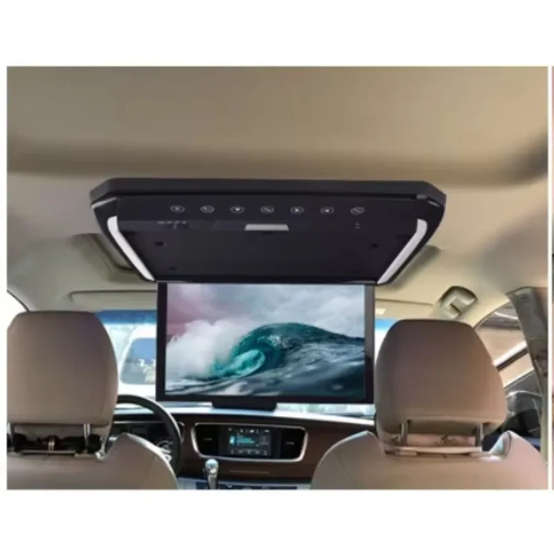 New 13.6 Inch Luxury Car Accessories Rear Entertainment System Car Ceiling TV High Definition Screen