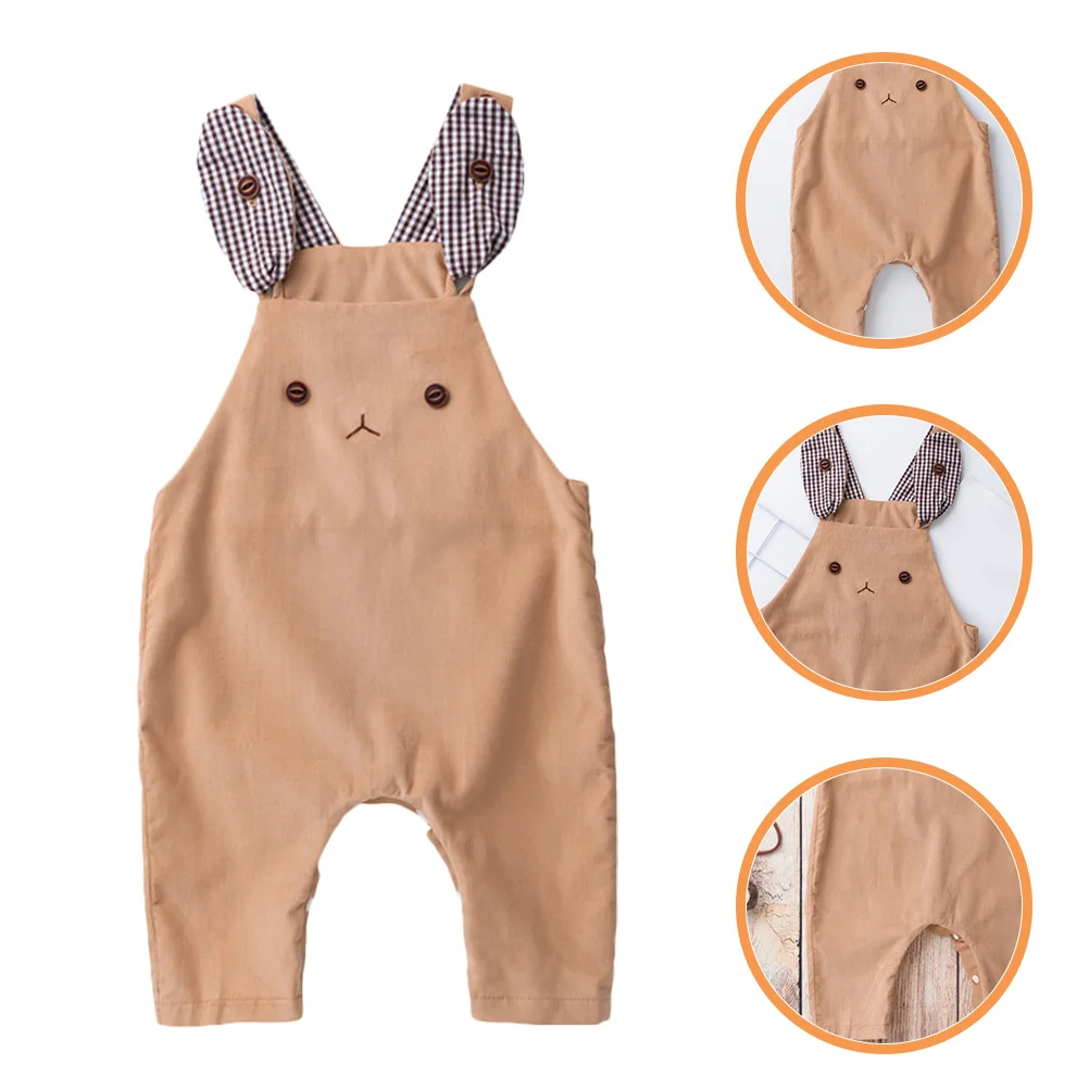 

Soft Cotton Newborn Baby Corduroy Suit Cartoon Rabbit Costume Infant Photography Outfits Newborn Photography Outfits Boy