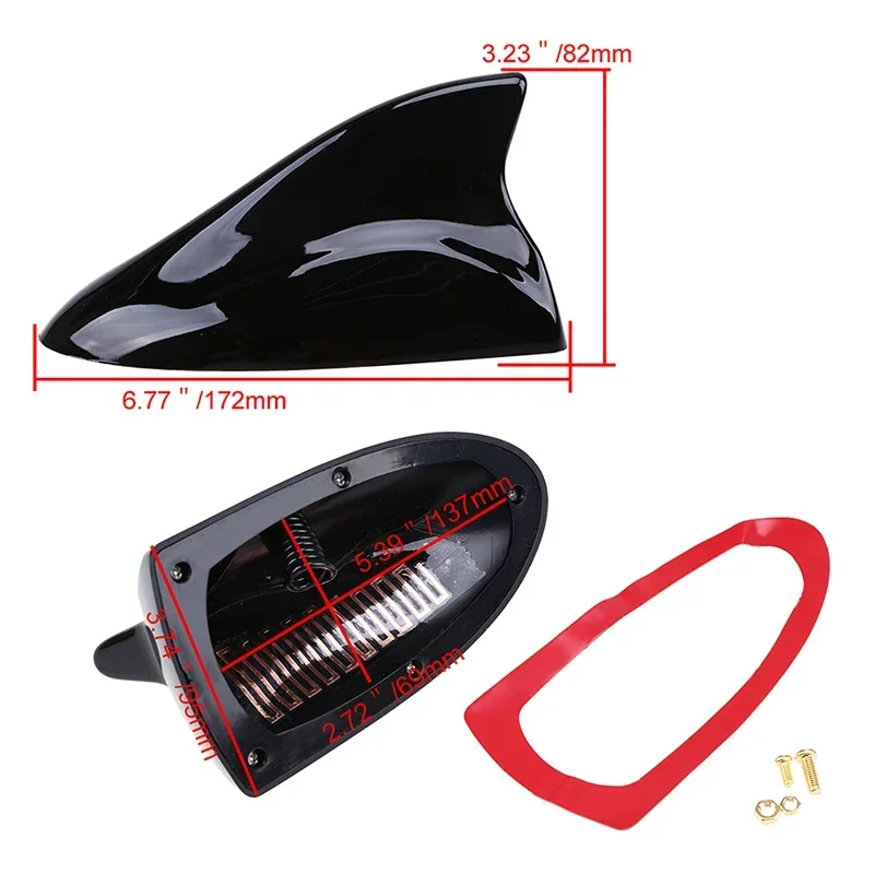 Car Shark Fin Antenna Roof Decoration Aerial Radio FM Signal for Ford Fiesta Kia BMW Citroen C4 Mini Cooper Opel 안테나 форд фиеста