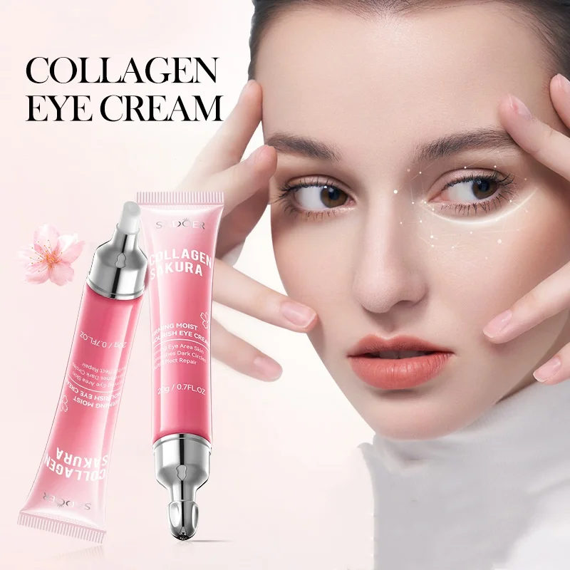 Sakura Eye Cream Anti Dark Circles Removal Eyes Bags Firming Moisturizing Eye Creams Beauty Eyes Skin Care