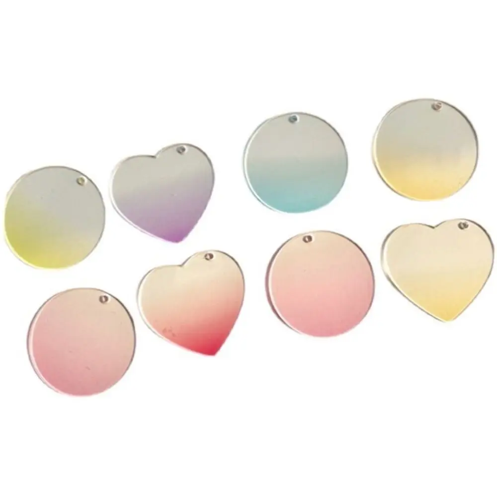 

Acrylic Keyring Acrylic Disc DIY Keychain Making Kit Cloud Goo Card DIY Keyring Love Transparent Keychain Goo Card Bag Pendant