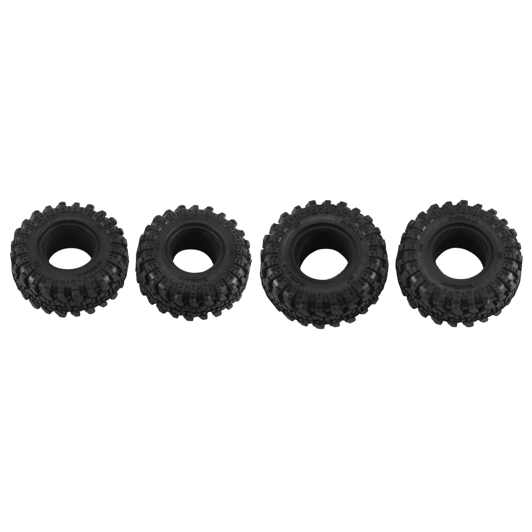 4 pz 56Mm 1.0 pollici pneumatici ruota Soft Mud Terrain gomma pneumatici per 1/24 RC Crawler Car Axial SCX24 Bronco Gladiator Parts