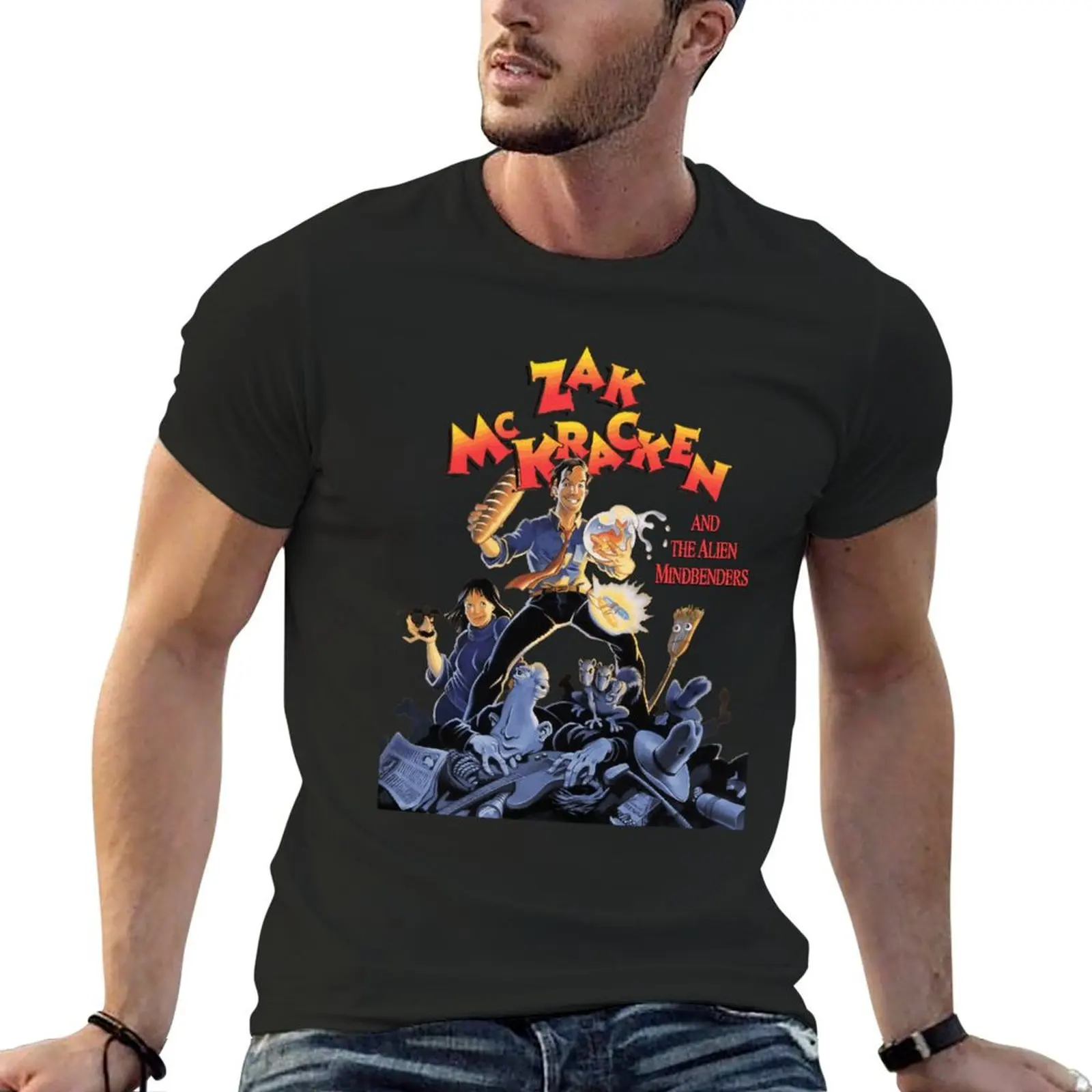 

Zak McKracken and the Alien Mindbenders T-Shirt summer clothes sublime workout shirts for men
