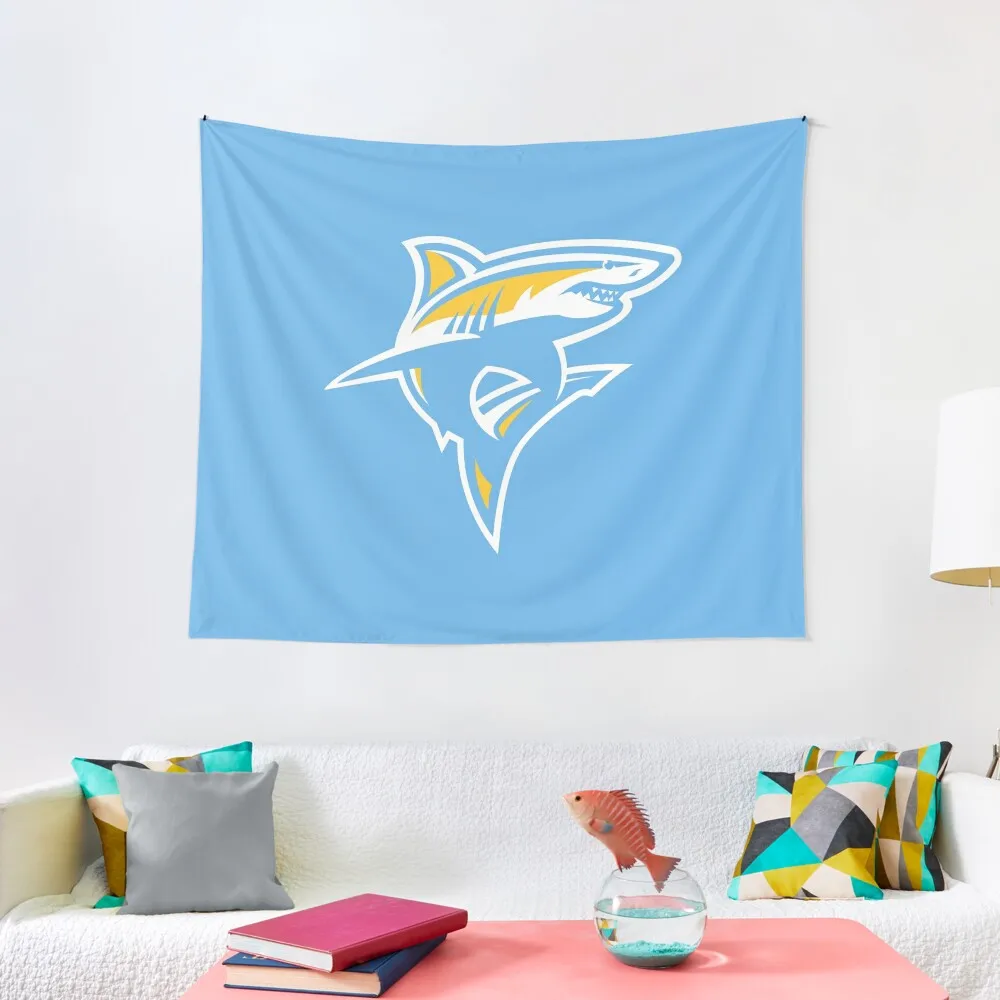 

the Sharks LIU-icon Tapestry Wallpaper Bedroom Custom Decor For Room Tapestry