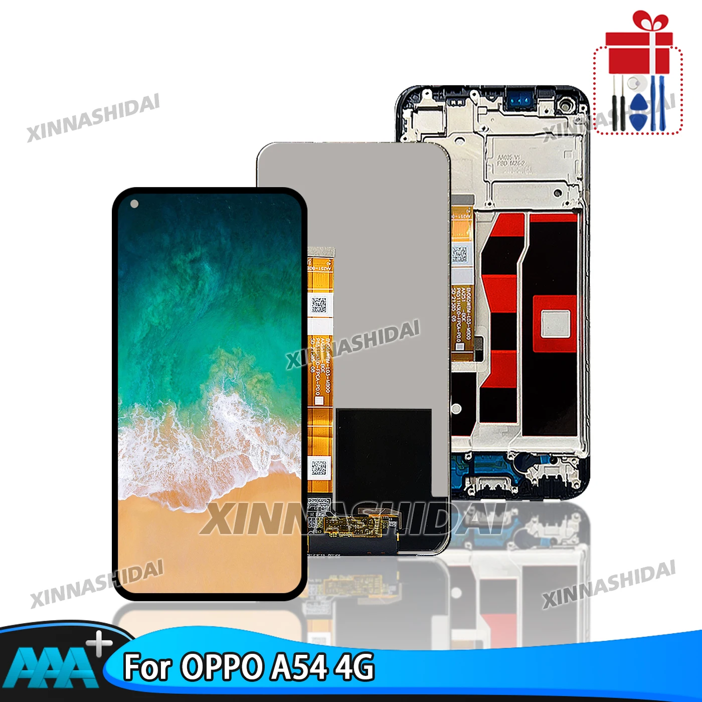 display-de-qualidade-tft-com-moldura-lcd-para-oppo-a54-4g-tela-de-toque-digitador-assembleia-reparacao-pecas-reposicao