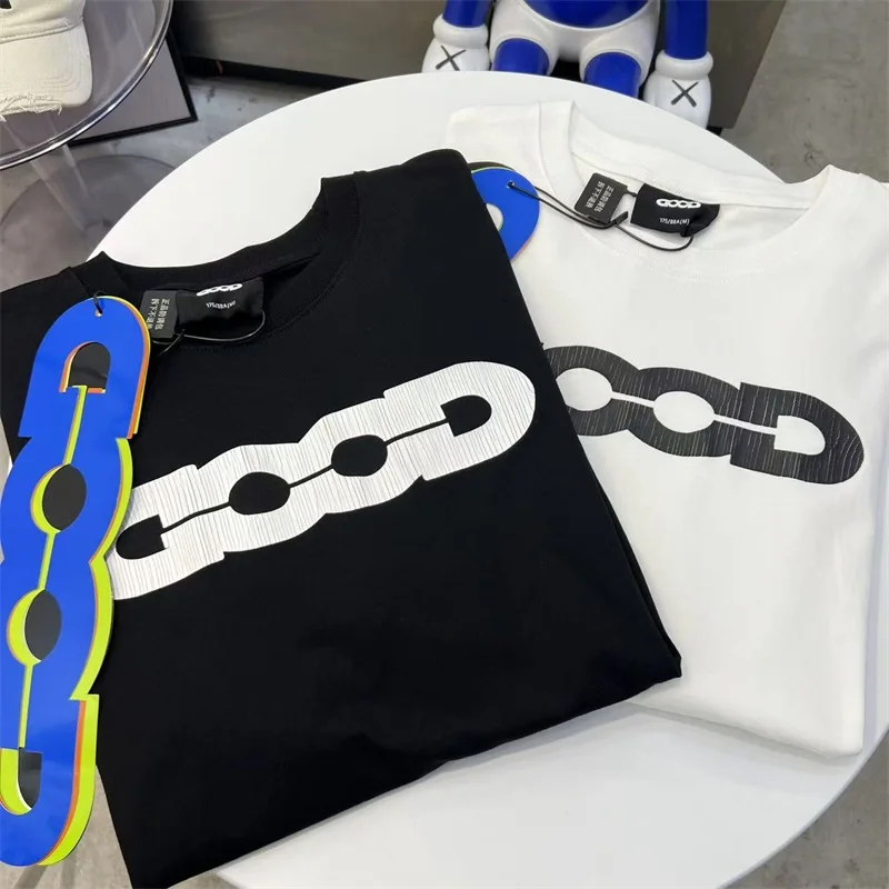

2025 New Arrival Goodbrand Black T-shirts Men Women 1:1 Best Quality Logo Print Pure Cotton GOODBRAND Top Tee