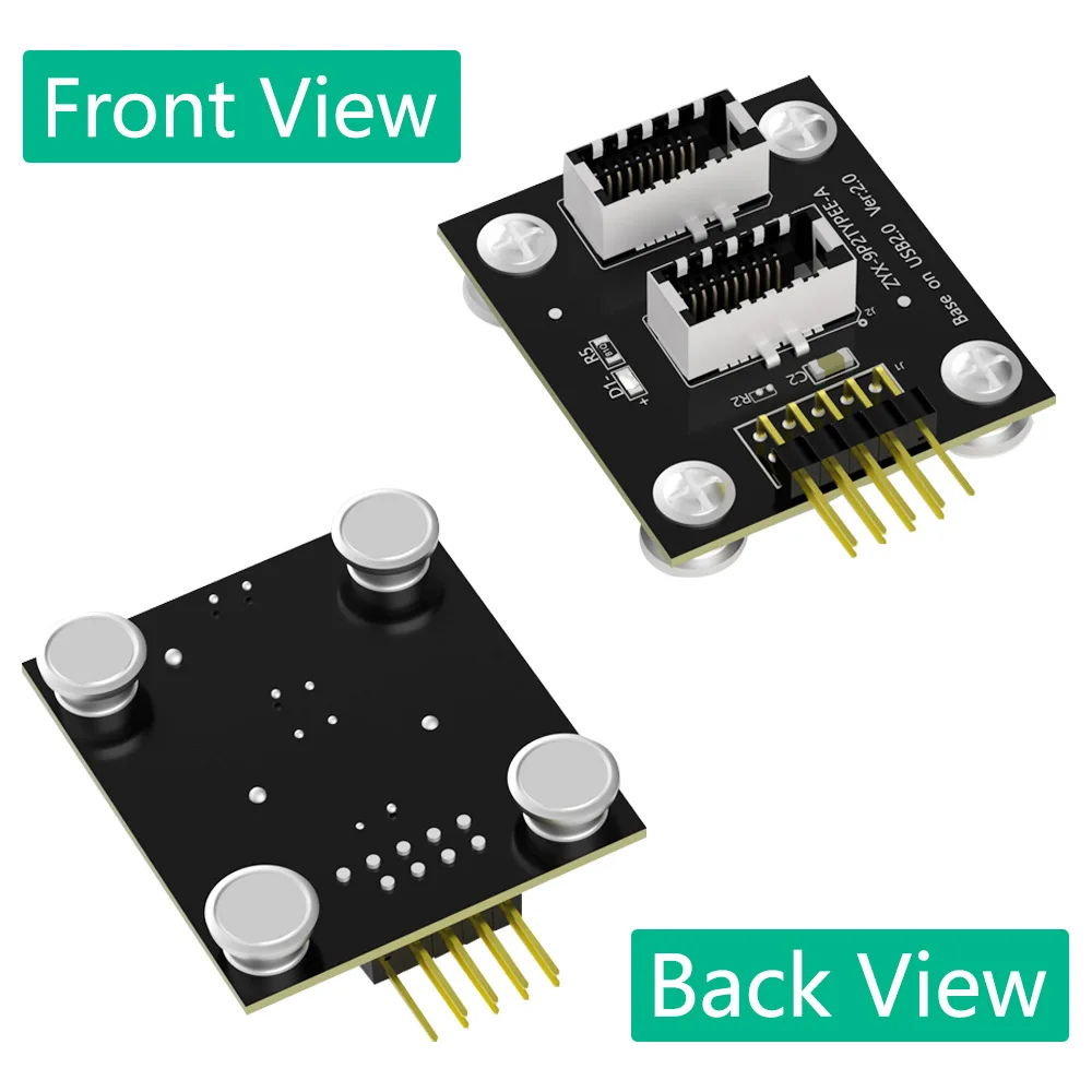 JavicTech USB 3.1 Front Panel IDC Socket Key-A Type-E to USB 2.0 9Pin 10Pin Mainboard Header Male Cable Extension Adapter