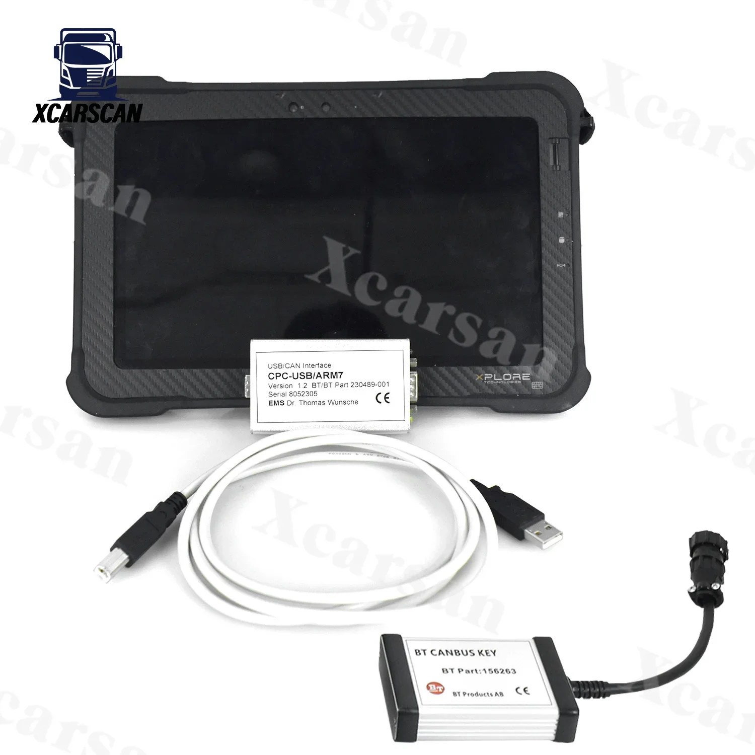 Xplore tablet For BT canbus key canbus-key 156263 ToyotaBT Service Communication Interface ARM7 forklift truck diagnostic tool