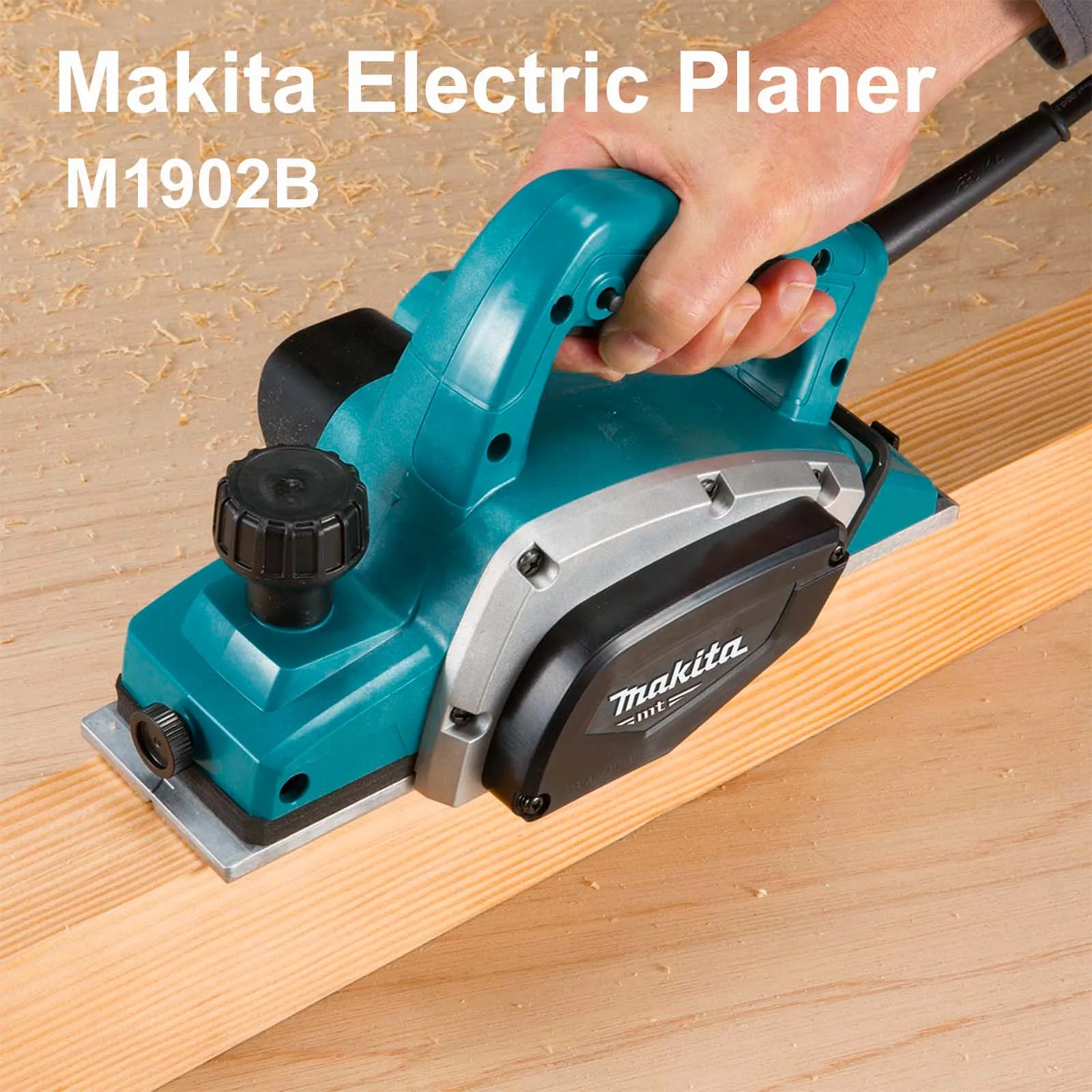 Imagem -03 - Makita-plaina de Polimento Elétrica Handwod Plane M1902b 500w mm Plaina de Madeira Ferramenta Elétrica Multifuncional Household