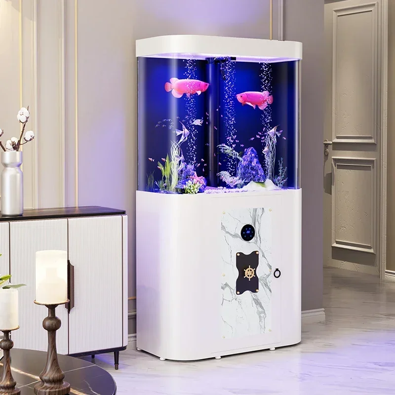 170L Indoor living room acrylic aquarium new style with filter medium-sized ornamental fish tank