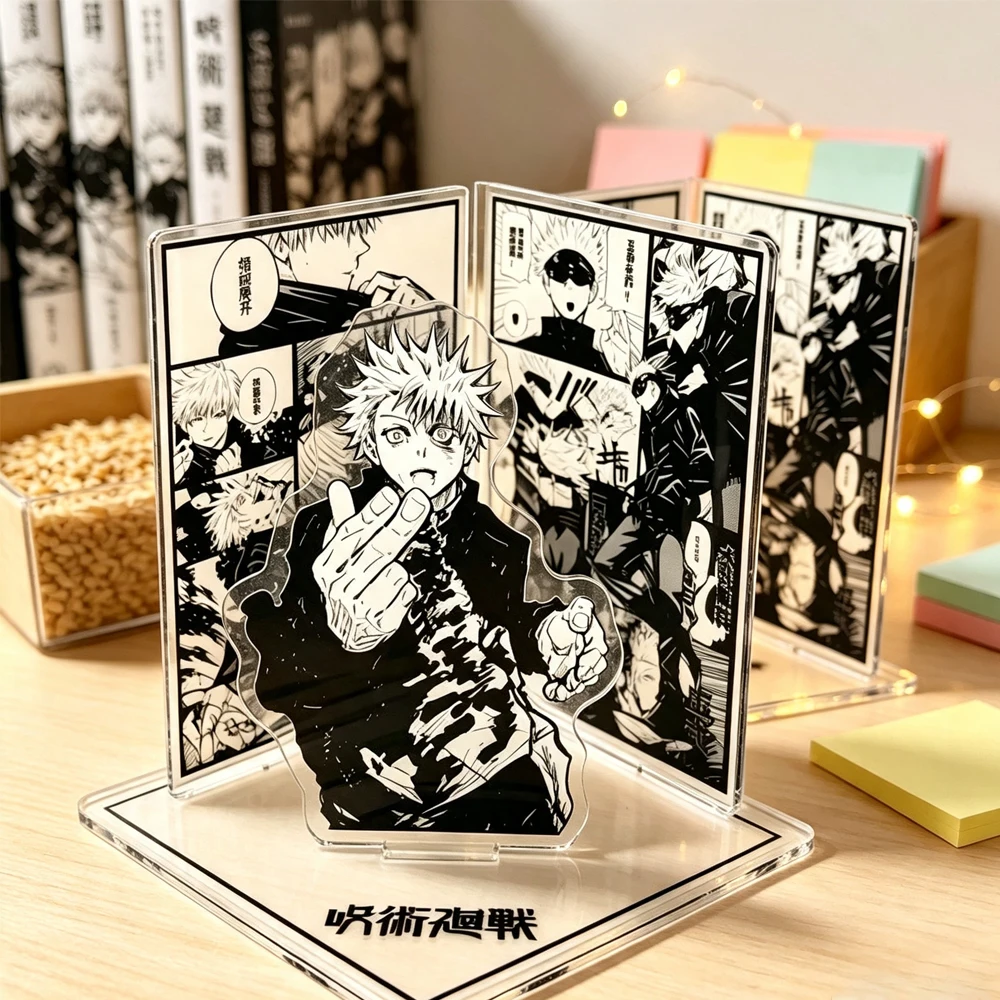 Gojo Satoru Acrylic Stand Figure Jujutsu Kaisen Anime Peripheral Fashion Exquisite Creativity Scene Acrylic Decorative Items