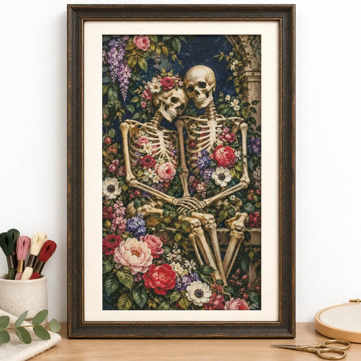 [ZZ9311-Life and Death Depend on Each Other]14CT 11CT 16CT Stamped Cross Stitch Kit DIY Embroidery Needlework Set with Printed