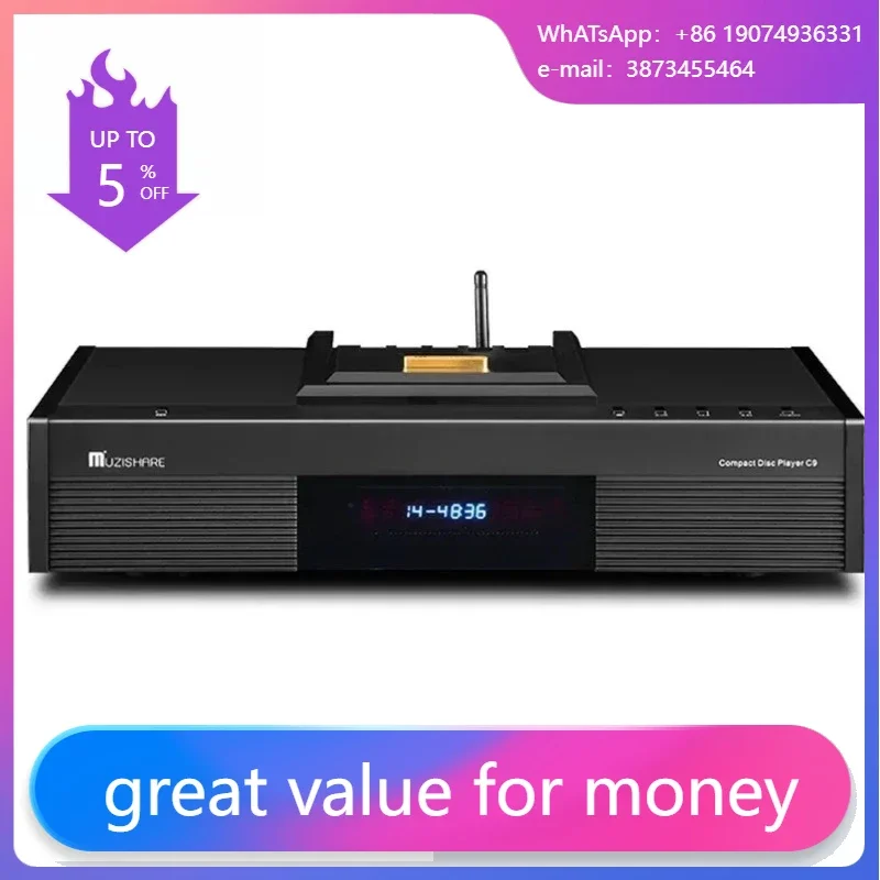 C9 KSS-213Q Professional Advance Home CD Player With Electron Tube Music CD Player