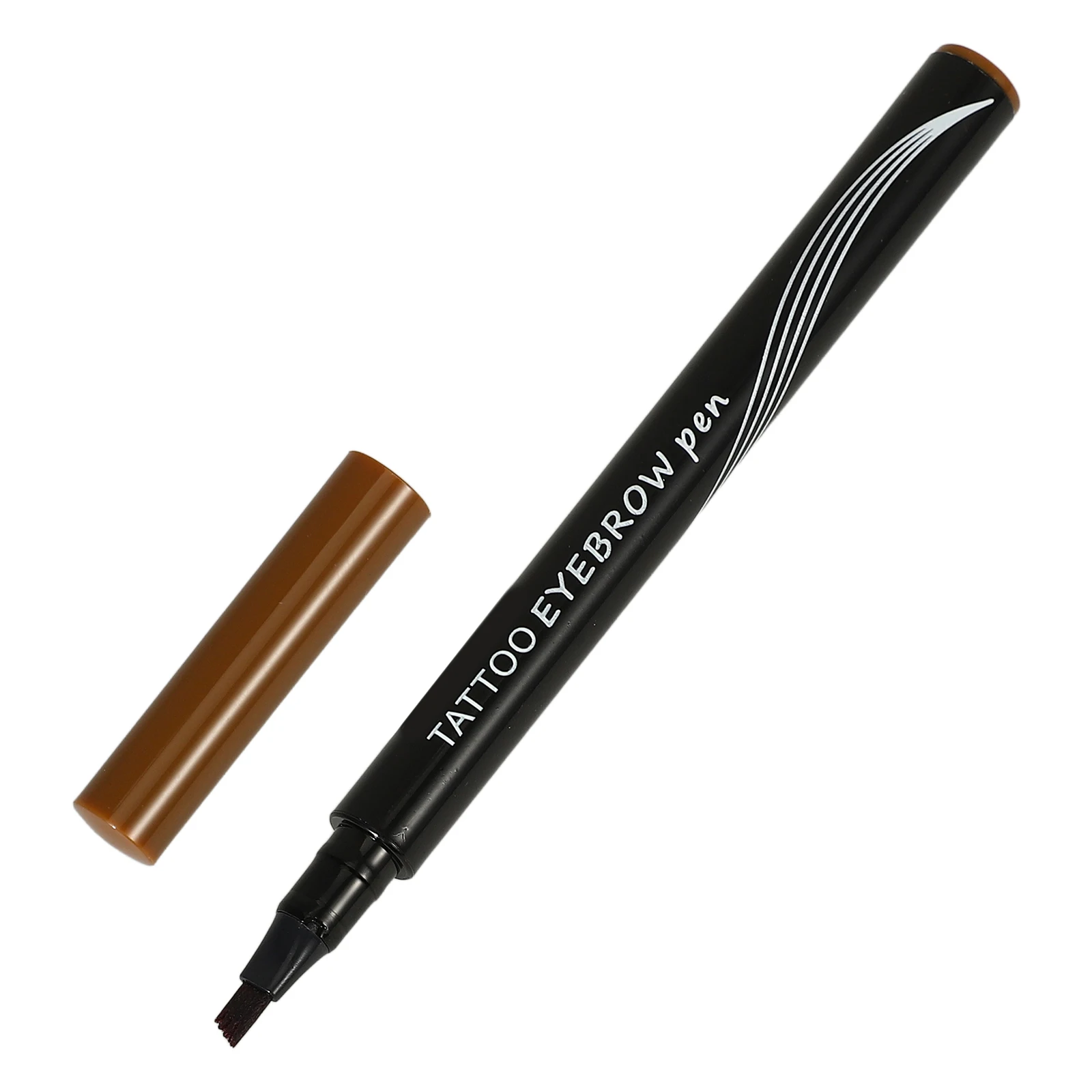 

Liquid Eyebrow Pencil Four fork Deep Brown Sweat Proof Long lasting Women Eyebrow Pencils Makeup Tool Coloring Gift