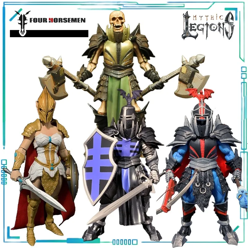 

Four Horsemen Studios Genuine Mythic Legions Serie Dorena Onores，Baron Frejar，Lord Dracula，Marius Movable Model Collectibles