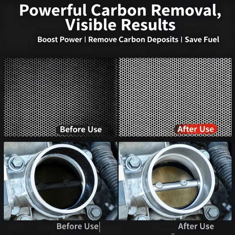  Carbon Deposit Remover Tool 120ml Promote Stable Power Output and Reduced Oil Consumption Improves Power Cuts Emissions