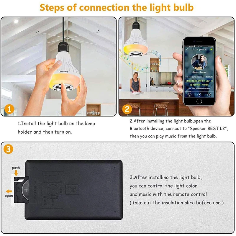 E27 LED اللاسلكية ضوء لمبة المتكلم الذكية تغيير LED مصباح الموسيقى اللاسلكية ستيريو الصوت مصباح مع 24 مفاتيح التحكم 15 واط 110 فولت 220 فولت