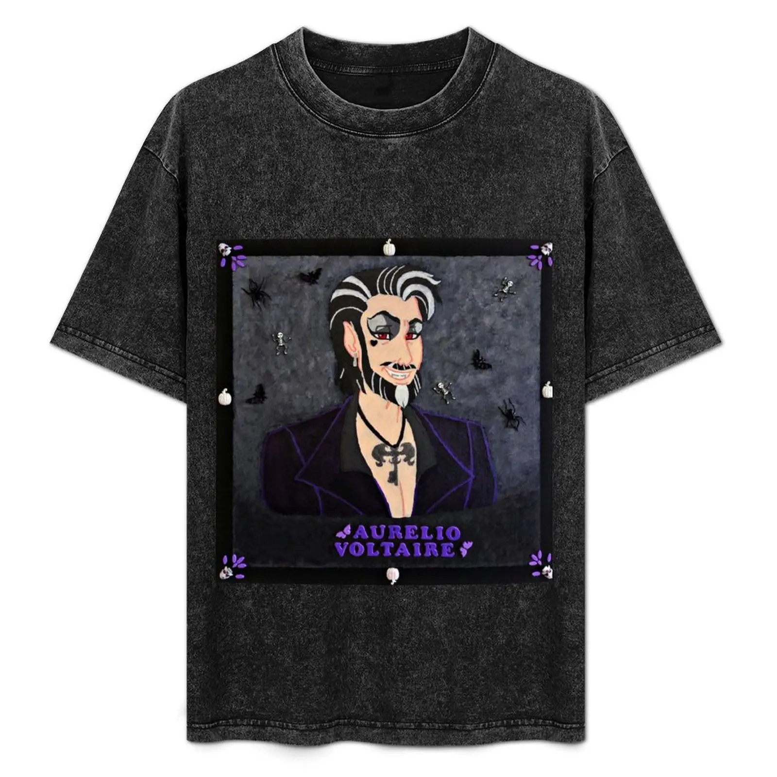 

Aurelio Voltaire In Don Bluth's Art Style T-Shirt Athletic Fit Sports Short Sleeve Top