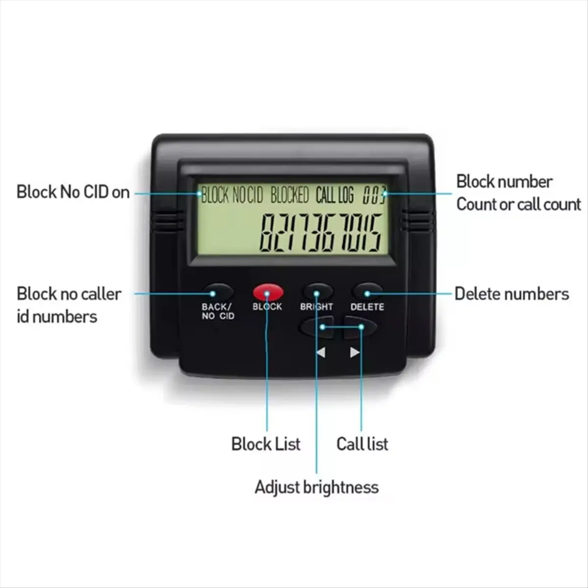 Best of 2026 Call Blocker Telephone for Landline Phones 2000 Caller ID Box Blocking Number Unwanted Robocalls Nuisance Calls