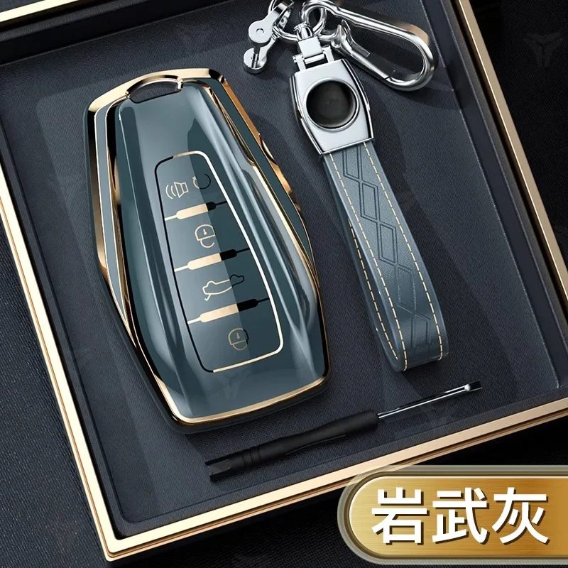 

Чехол для ключей премиум-класса для моделей Geely Xingyue L Xingrui GS Emgrand GL Boyue Panda Binyue Binrui Haoyue, аксессуары для салона автомобиля
