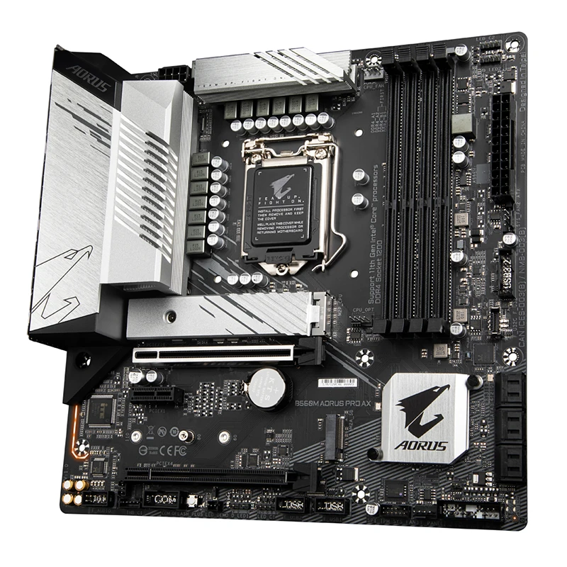 Imagem -03 - Desktop Mainboard para Intel B560 B560m Aorus Pro ax Lga 1200 Ddr4 128gb M-atx M.2 Sata Iii Usb 3.0