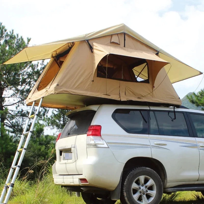 

Factory Hot Selling Outdoor Cotton Rainproof Camping Tent for Self-Driving Tours Warm & Comfortle with Aluminum Pole Automatic