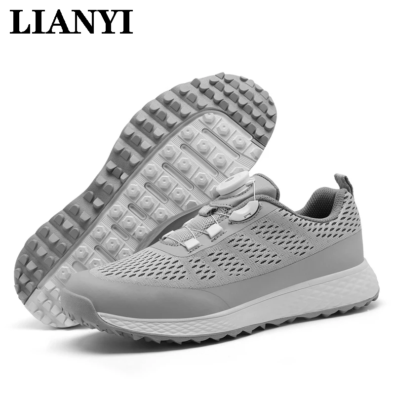

LIANYI Осенние туфли для гольфа с дышащей сеткой, уличная походная повседневная обувь, подходящая для профессиональных тренировок и спортивной обуви для игроков в гольф