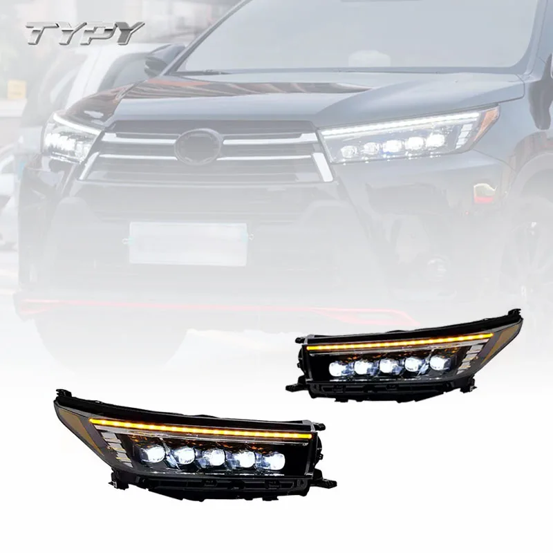 

LED Headlight Auto Lamp Assembly Case For Toyota Highlander 2008 2019 2012 LED Front Lamp