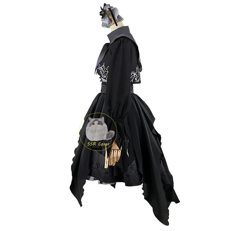 게임 아사히나 마후유 코스프레 프로젝트 세카이 코스프레 의상 아사히나 마후유 로리타 정장 드레스 가발 할로윈 파티 여성용