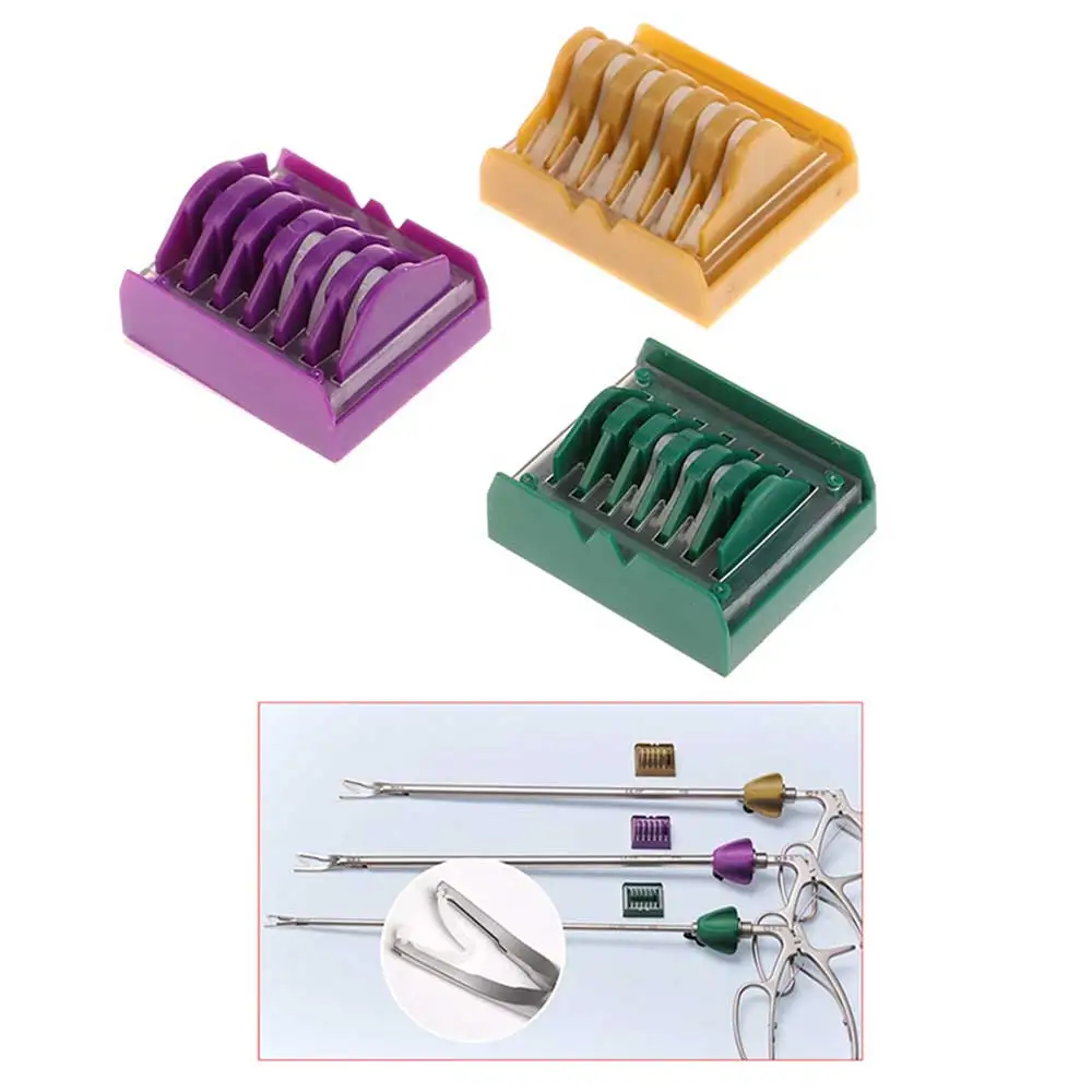 Medical Plastic Laparoscopic Polymer Ligation Clips Clips Endoscopy Surgery Surgical Vascular Clips Medical Tools - Image 6