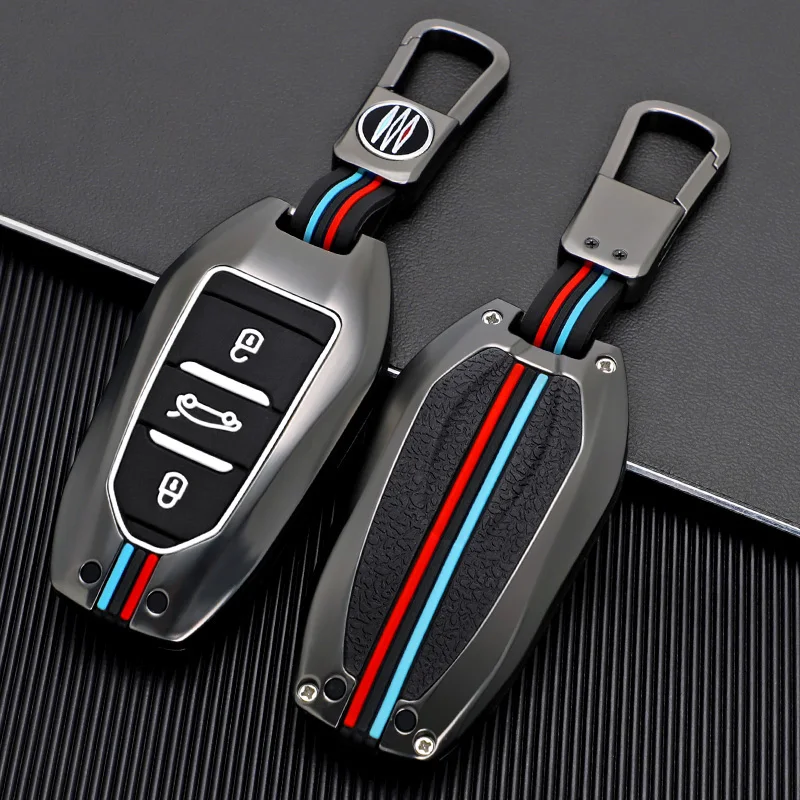 Car Flip Key Case Cover Shell For Peugeot 208 3008 308 508 408 2008 307 4008 For Citroen C4 C3 C6 CACTUS C8 Accessories