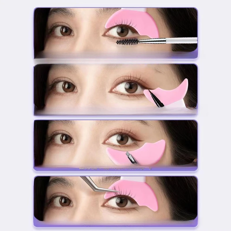 أداة دليل قضيب الرموش من السيليكون متعددة الوظائف للمبتدئين في مكياج ظلال العيون #2
