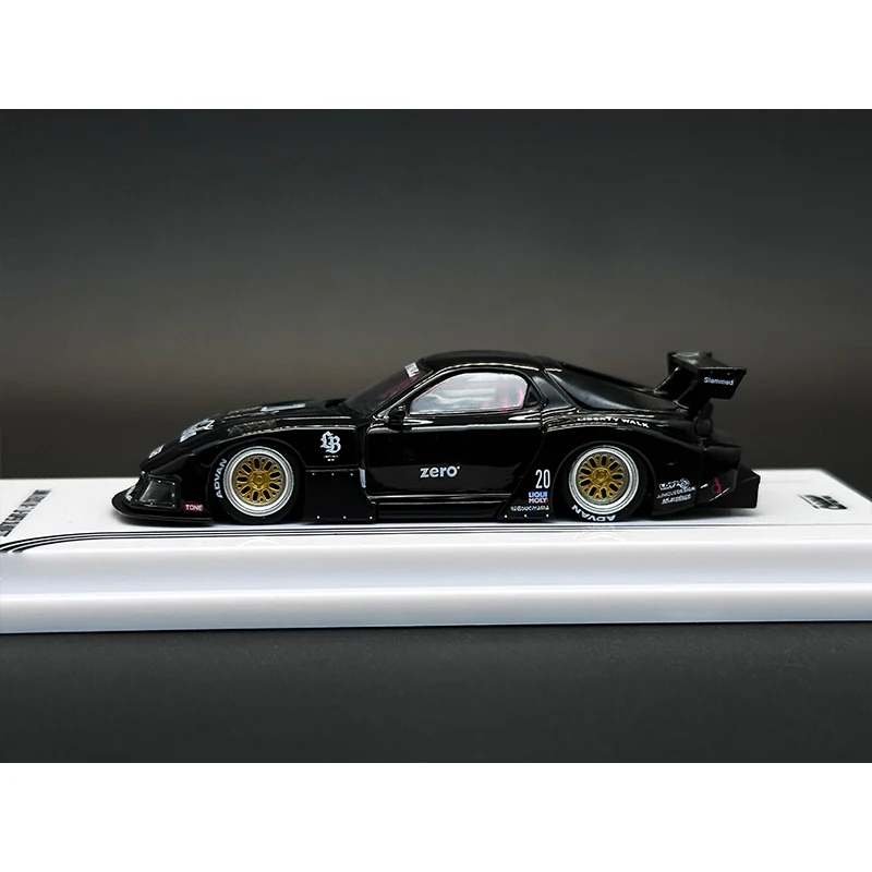 INNO In Stock 1:64 LBWK RX7 FD3S Super Silhouette Black Zero Diecast Diorama Car Model Collection Miniature Toys