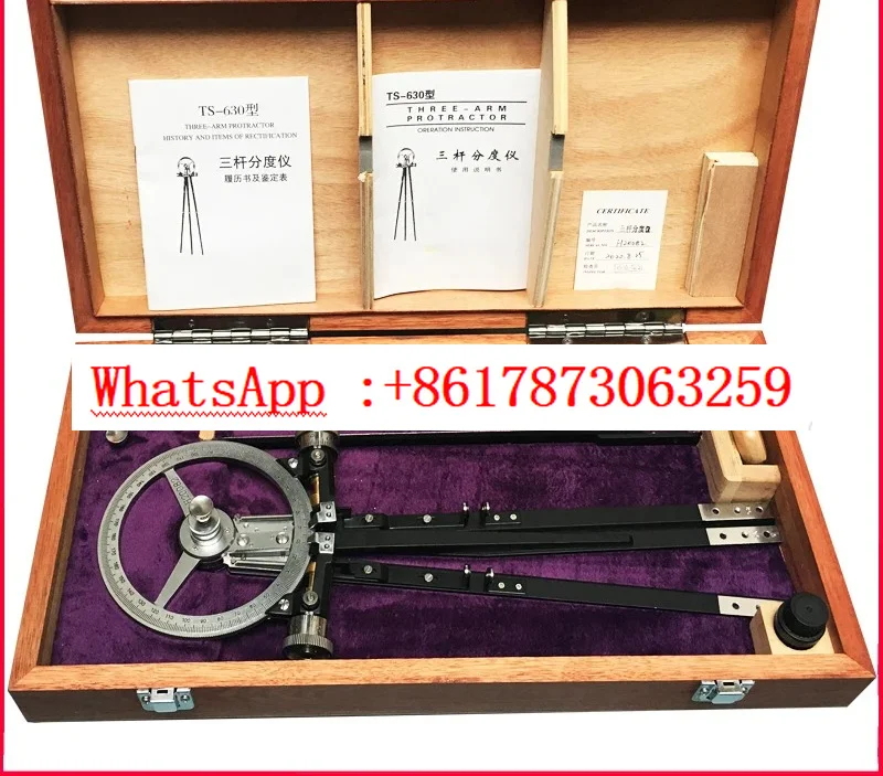 Indexer TS-630 Marine Positioner Three-bar Large Divider Nautical Indexer Chart Scaler Tripod