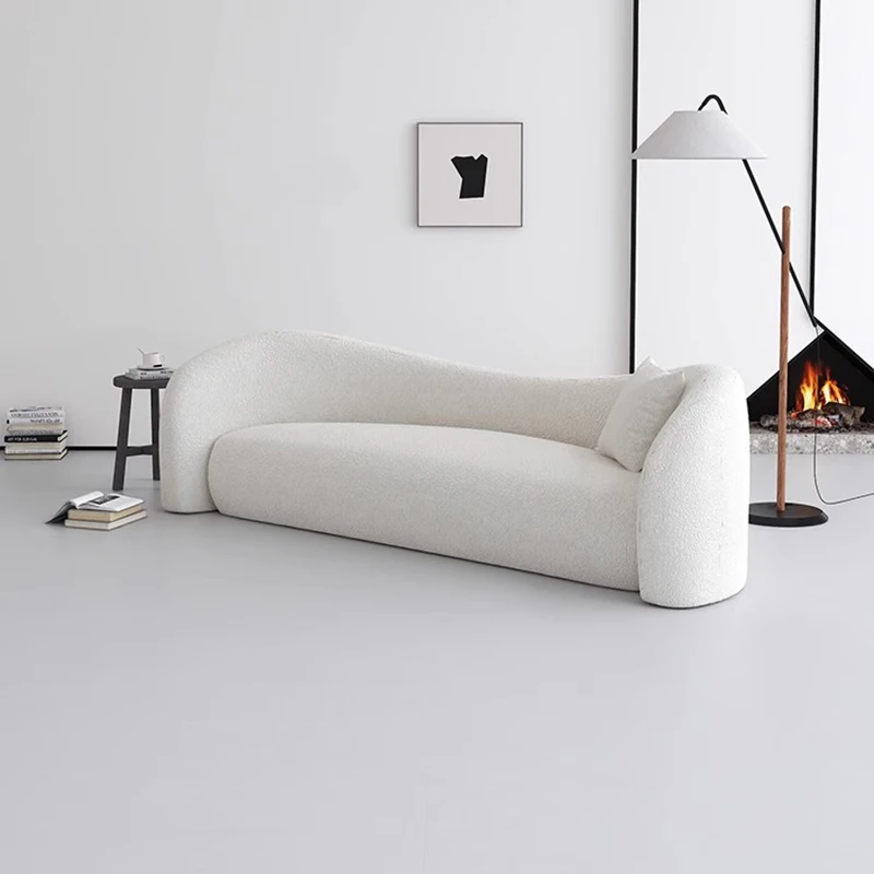 

Cloth Modern Living Room Sofa Lazy Bedroom Luxury Lounge Living Room Sofa Nordic Floor Recliner Poltrona Cama Balcony Furniture