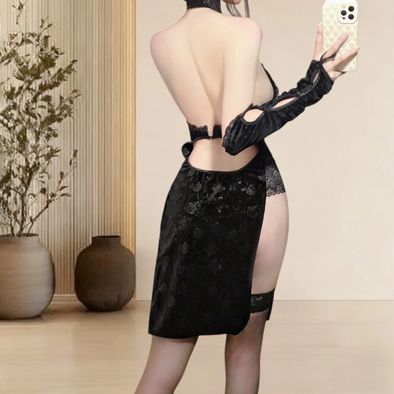 Ultimatives sexy Nachthemd für Damen, flirten, heißes Dessous-Set, Rollenspiel und Versuchung, Einheitsgröße, Geburtstagsgeschenk