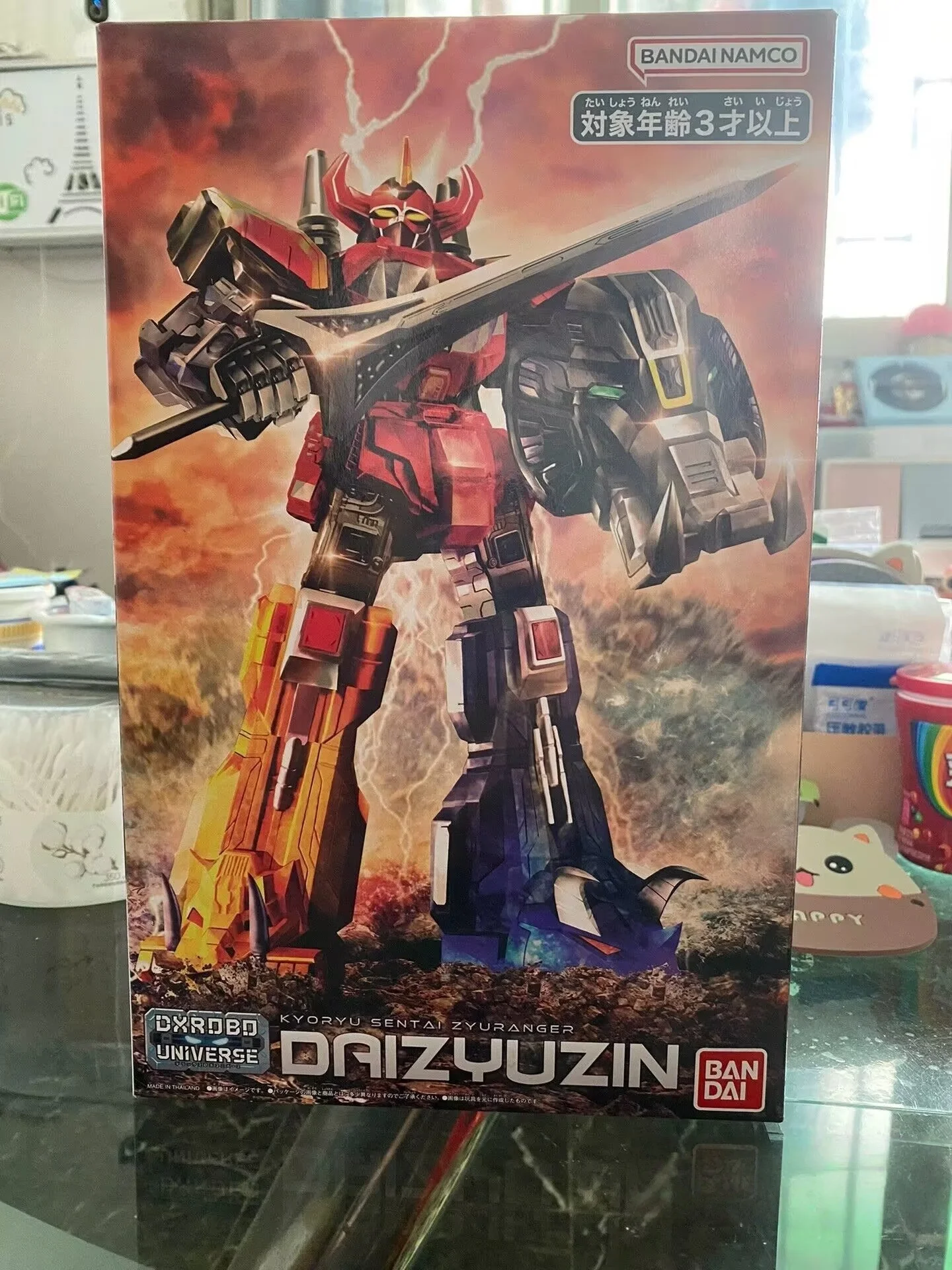 متوفر في المخزون بانداي DX مايتي مورفين باور رينجرز أنيمي ديزيوزين شخصيات الحركة Kyoryu Sentai Zyuranger نموذج اللعب هدية