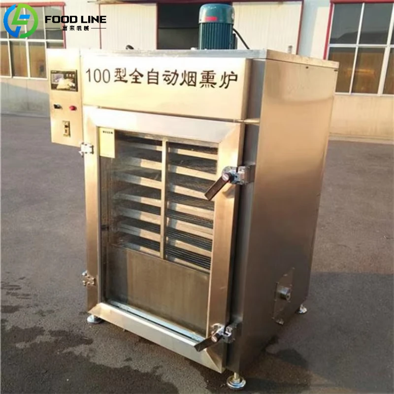 Customized Commercial Electric Smoke Oven Multifunctional Meat Fish Bacon Smoker with Automatic Timer Control Easy Clean