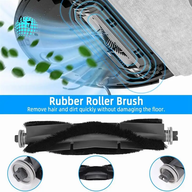 

A07F-For Airrobo T20 Robot Vacuum Cleaner Main Side Brush Hepa Filters Mop Cloth Dust Bags Replacement Parts