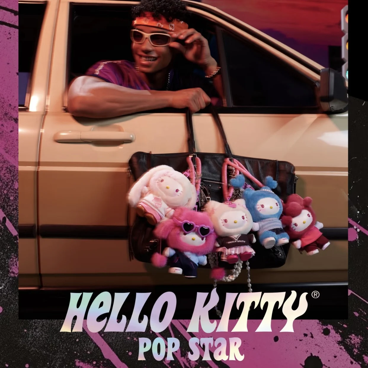 

Коллекционная виниловая фигурка Sanrio Pop Star Hello Kitty в закрытой упаковке, сюрприз-бокс, брелок-подвеска, игрушка для девочек, подарок