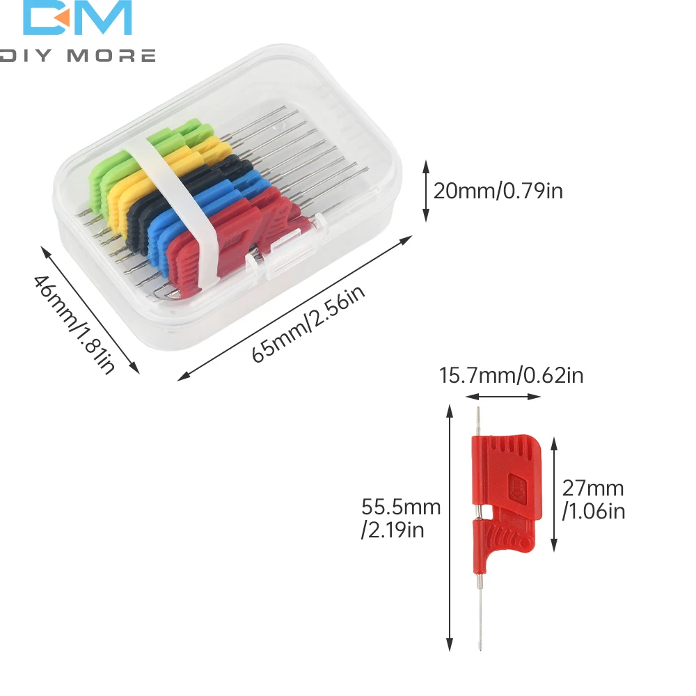 10PCS Universal IC Chip Micro IC Clamp SOP SOIC TSOP MSOP SSOP SMD IC Chip PIN Clip For Logic Analyzer